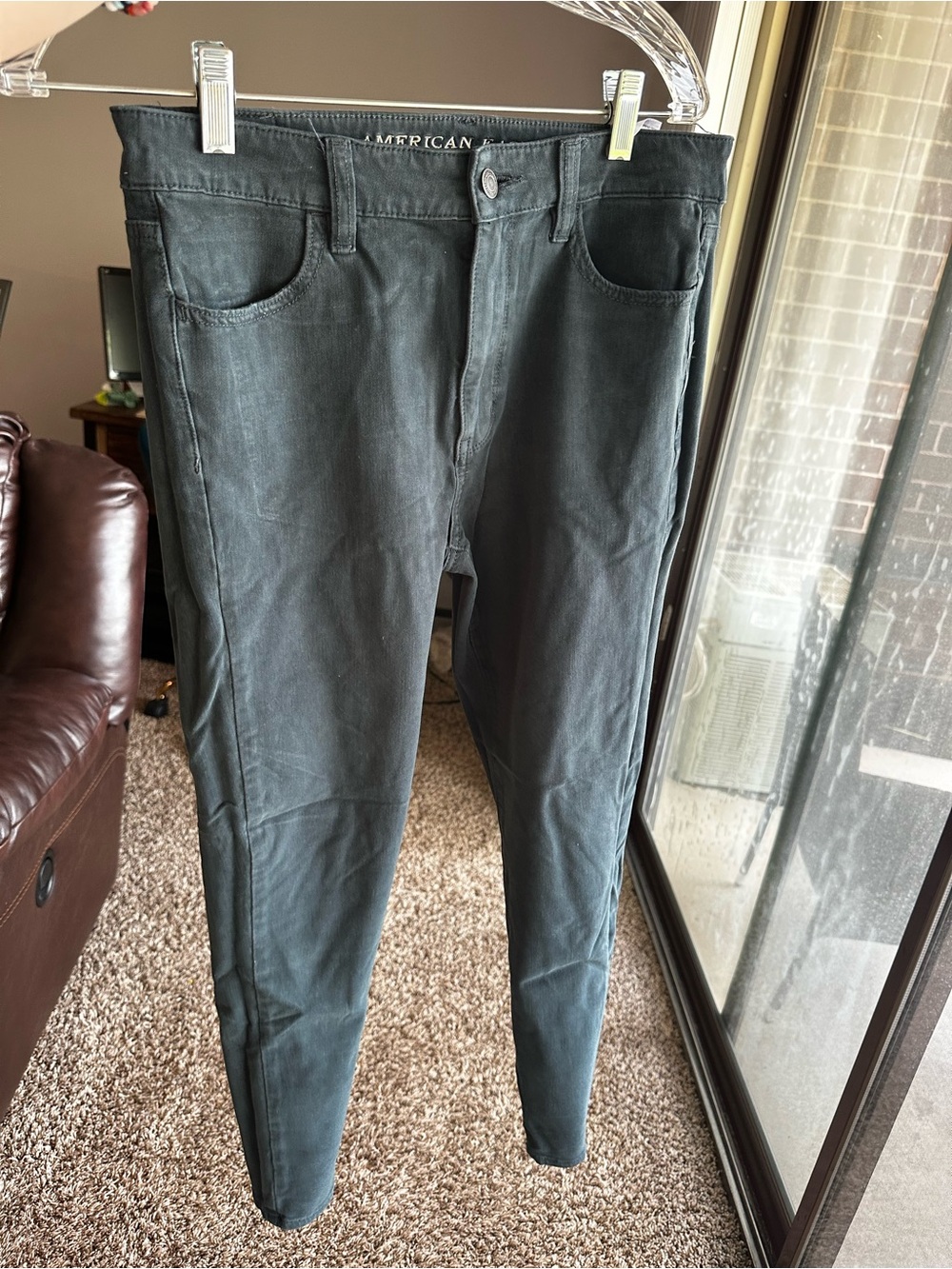 American Eagle Outfitters Women’s Dark Teal Slim Jeans